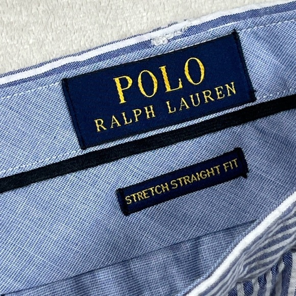 NWT Polo Ralph Lauren 35W Stretch Straight Fit Seersucker Skull Pattern Shorts - Picture 7 of 11
